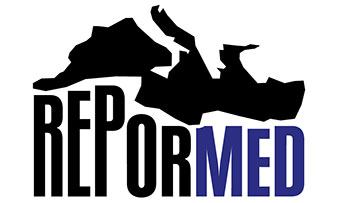 Logo ReporMed, réalisé par 6lettres
